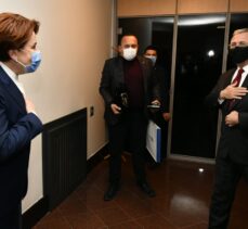 Akşener, Ankara Büyükşehir Belediye Başkanı Yavaş ile görüştü