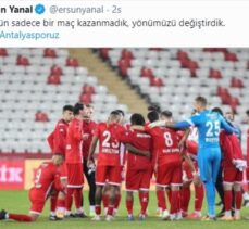 Antalyaspor Teknik Direktörü Yanal'dan galibiyet paylaşımı: