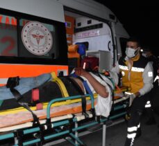Bodrum'da Kovid-19 önlemlerini ihlal edip polisten kaçarken kaza yapan 2 kişi yaralandı