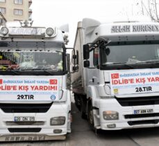 Bursa'dan Suriye'ye 2 yardım tırı yola çıktı