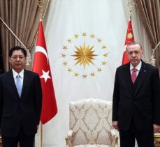 Çin Büyükelçisi Liu, Cumhurbaşkanı Erdoğan'a güven mektubu sundu