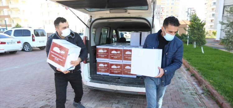 Gaziantep'te içinde bağışıklığı güçlendirici ürünler olan “şifa paketi” dağıtılmaya başladı