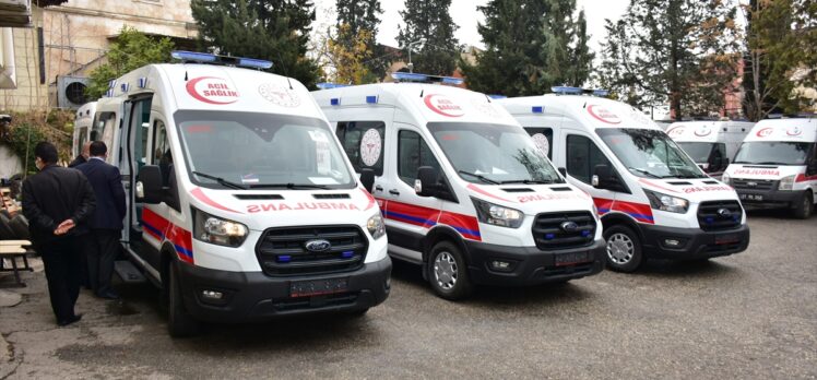 Gaziantep'te özel donanımlı yenidoğan ambulansları hizmete girdi
