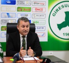 Giresunspor Kulübü Başkanı Karaahmet: “İnşallah düşlediğimiz yerlere geliriz”
