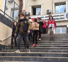 İstanbul'da fuhuş operasyonunda 16 şüpheli yakalandı