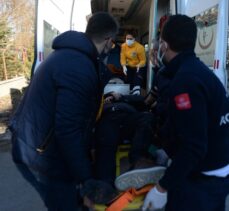Kahramanmaraş'ta otomobille çarpışan motosikletin sürücüsü ağır yaralandı