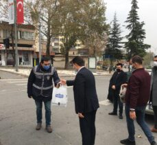 Kahramanmaraş'ta polislere tatlı ikramı