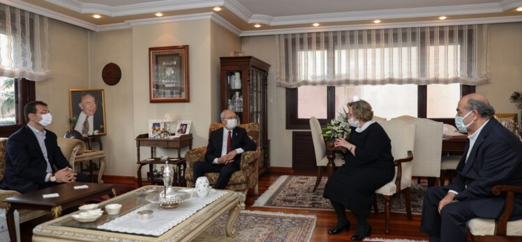 Kılıçdaroğlu, Alparslan Türkeş'in eşi Seval Türkeş'i ziyaret etti