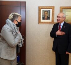 Kılıçdaroğlu, İrlanda'nın Ankara Büyükelçisi Sonya McGuinness'i kabul etti