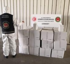 Kilis'te Suriye'ye ihracatı yasak olan 1990 litre sülfürik asit ele geçirildi