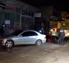 Kırıkkale'de “dur” ihtarına uymayan sürücü otomobiliyle polise çarptı
