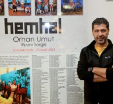Orhan Umut'un “Hemhal” sergisi Zeytinburnu Kültür ve Sanat Merkezi'nde açıldı