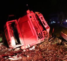 Samsun'da vinç 2 otomobile çarptı: 2 ölü, 1 yaralı