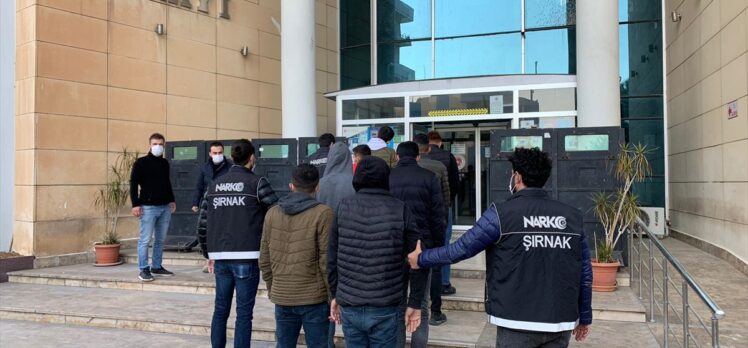 Şırnak'ta uyuşturucu operasyonunda 7 kişi tutuklandı