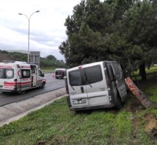 TEM Otoyolu'ndaki kazada 2 kişi yaralandı