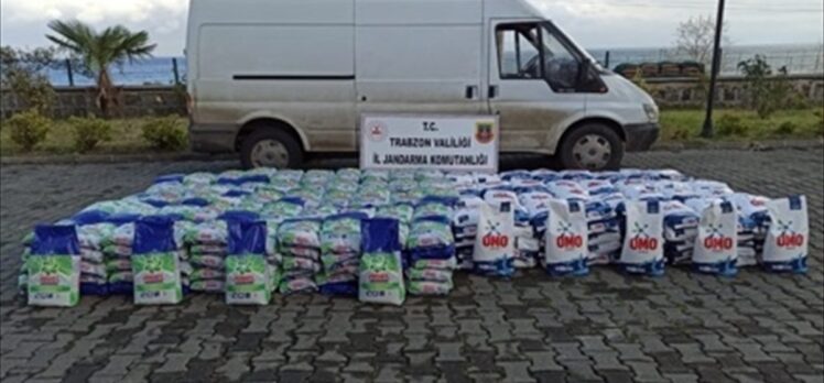 Trabzon'da 4 ton 100 kilogram sahte deterjan ele geçirildi