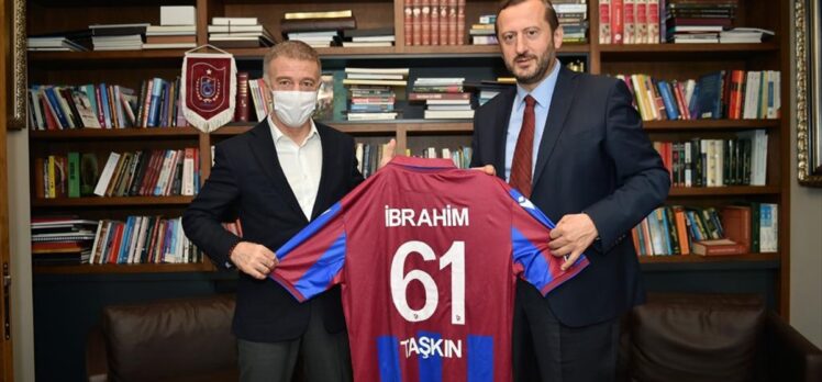 Trabzonspor Başkanı Ağaoğlu'ndan Yıldız Holding Yönetim Kurulu Başkanı Ülker'e ziyaret
