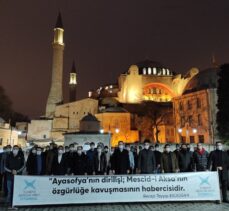 TÜGVA İstanbul, Ayasofya-i Kebir Cami-i Şerifi'nde sabah namazında buluştu