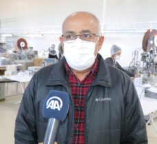 Yozgat'ta kısıtlamadan muaf tutulan fabrikalarda üretim devam ediyor