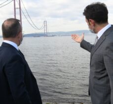AK Parti Grup Başkanvekili Turan “1915 Çanakkale Köprüsü”nde incelemelerde bulundu: