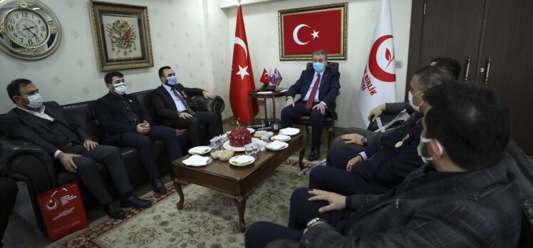 BBP Genel Başkanı Destici, Türkiye Gaziler ve Şehit Aileleri Vakfı Başkanı Aylar'ı kabul etti