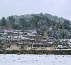 Bodrum ve Milas'a kar yağdı