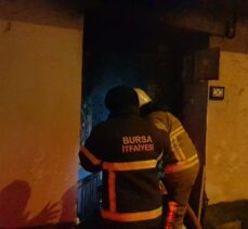 Bursa'da tek katlı evde çıkan yangın söndürüldü