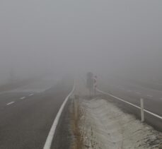 Çankırı'da sis ulaşımı olumsuz etkiliyor