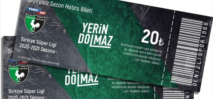 Denizlispor'dan “hatıra bilet” kampanyası