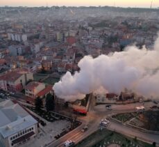 GÜNCELLEME – Edirne Müftülüğü binası yangında kullanılamaz hale geldi