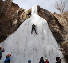 Erzurum'da 7. Uluslararası Emrah Özbay Buz Tırmanış Festivali başladı