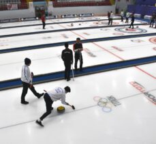 Erzurum'da Türkiye Curling 1. Lig heyecanı