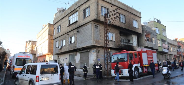 GÜNCELLEME – Gaziantep'te çıkan yangında 2 çocuk hayatını kaybetti