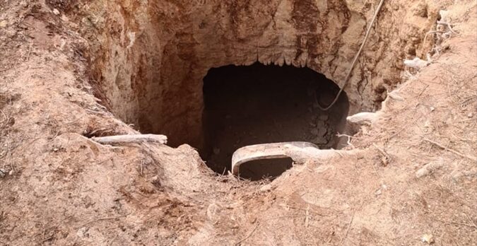 Gaziantep'te define için 45 metre uzunluğunda tünel açan 6 şüpheli suçüstü yakalandı