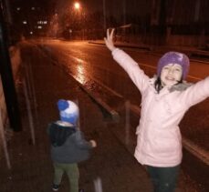 Kahramanmaraş'a mevsimin ilk karı yağdı