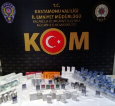 Kastamonu'da sigara kaçakçılığı operasyonunda 2 kişi yakalandı