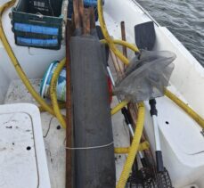Kocaeli'de yasak bölgede balık ve midye avlayan 10 kişi yakalandı