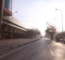 Konya, Karaman, Aksaray ve Afyonkarahisar'da 2021'in ilk gününde cadde ve sokaklarda sessizlik hakim
