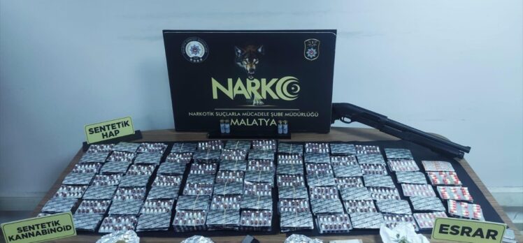 Malatya'da özel harekat destekli uyuşturucu operasyonu: 14 gözaltı