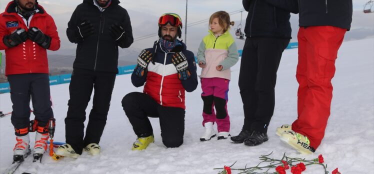 Milli kayakçı Aslı Nemutlu, vefatının 9. yılında Palandöken Kayak Merkezi'nde anıldı