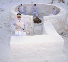 MSB: Kars'ta “Zorlu Kış Şartlarında Barınma Eğitimleri” icra edildi