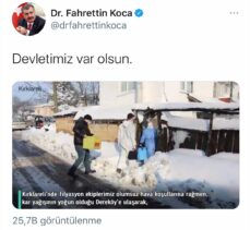 Sağlık Bakanı Koca aşı olan “Selim dede”nin duygu dolu görüntülerini paylaştı