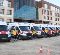 Sağlık Bakanlığınca Kastamonu'ya tahsis edilen 6 ambulans teslim edildi