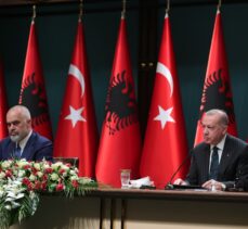 Arnavutluk Başbakanı Rama, Cumhurbaşkanı Erdoğan ile ortak basın toplantısında konuştu: (1)