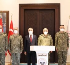 1. Ordu Komutanı Orgeneral Avsever, Kırklareli Valisi Bilgin'i ziyaret etti