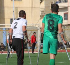 Afrin'de ampute takımlar dostluk maçında buluştu