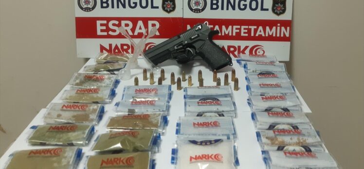 Bingöl'de özel harekat destekli uyuşturucu operasyonunda yakalanan şüpheli tutuklandı