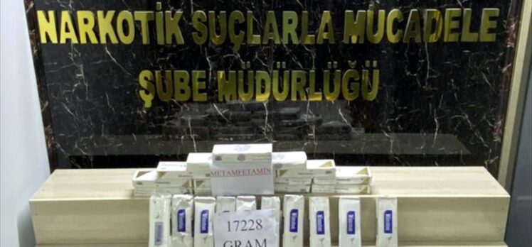 Bitlis'te bir otomobilde 17 kilo 228 gram sentetik uyuşturucu bulundu