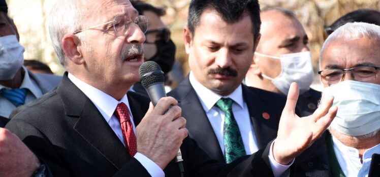 CHP Genel Başkanı Kılıçdaroğlu Aksaray'da çiftçilerle bir araya geldi: