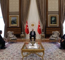 Cumhurbaşkanı Erdoğan Türkmenistan Dışişleri Bakanı Meredow'u kabul etti
